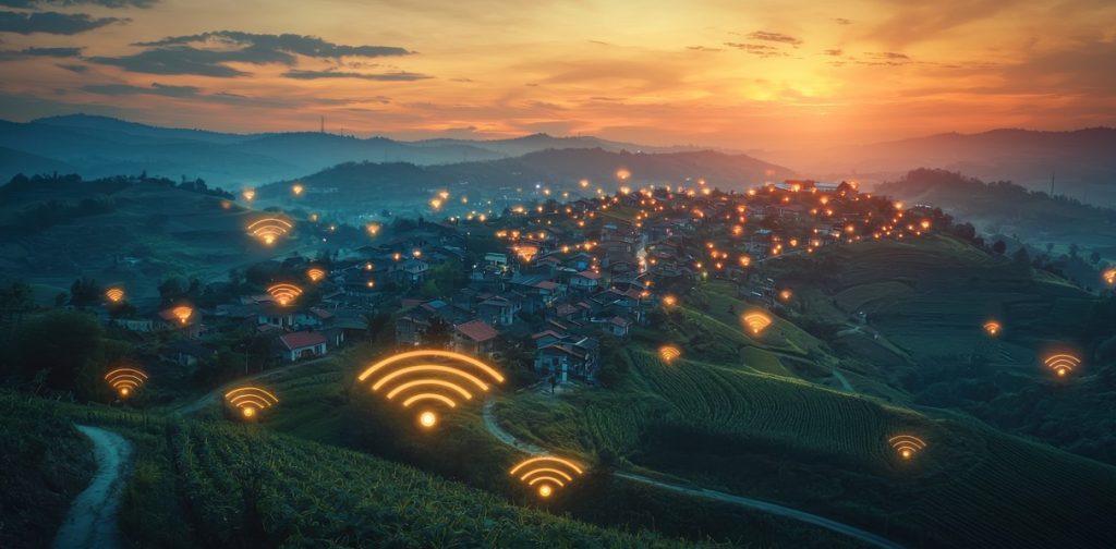 Brecha digital en España entre zonas urbanas y rurales con soluciones de internet satelital